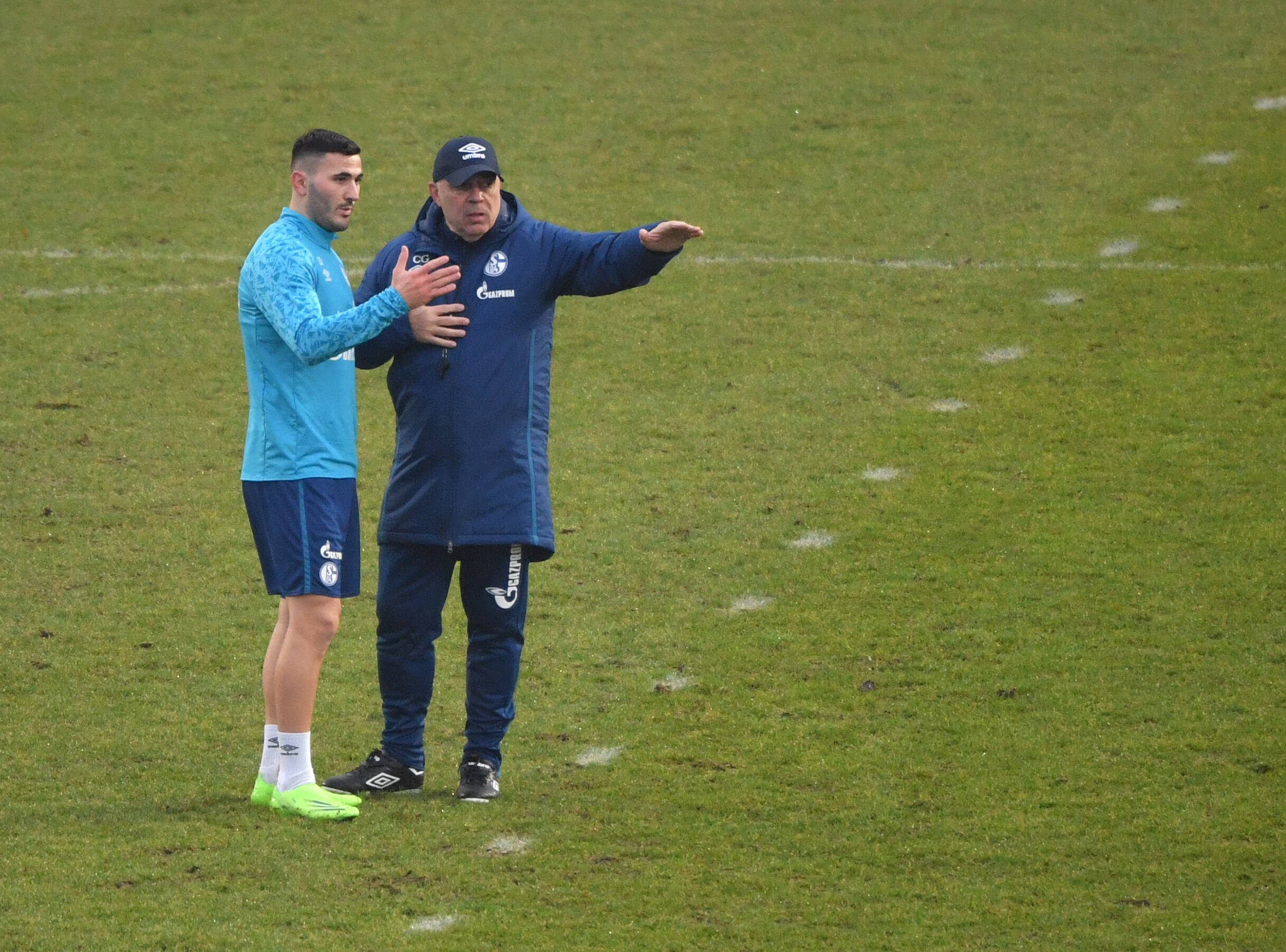 Christian Gross und Sead Kolasinac