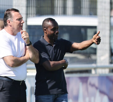 Marc Wilmots und Ben Manga