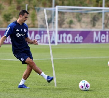 Ron Schallenberg im Training im Parkstadion.
