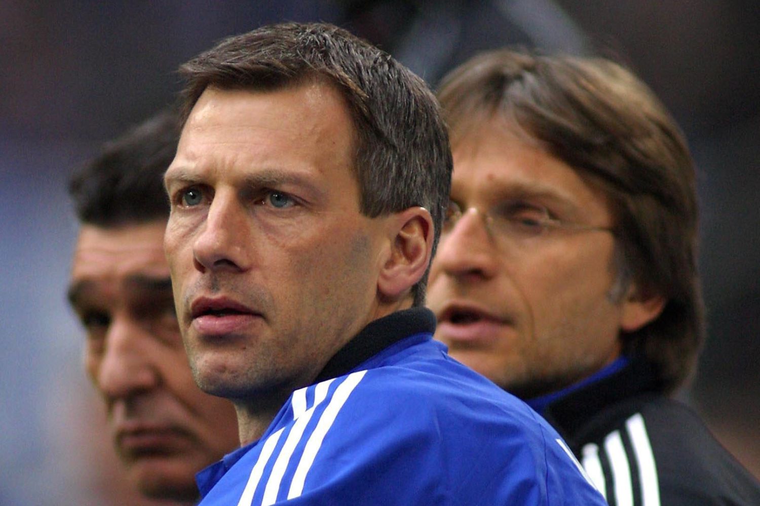 Frank Neubarth als Trainer von Schalke 04.
