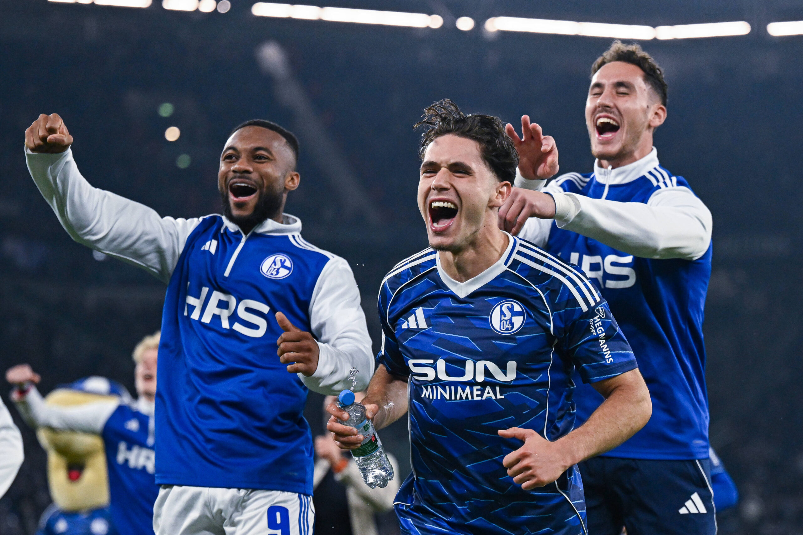 Moussa Sylla, Soufiane El-Faouzi und Justin Heekeren