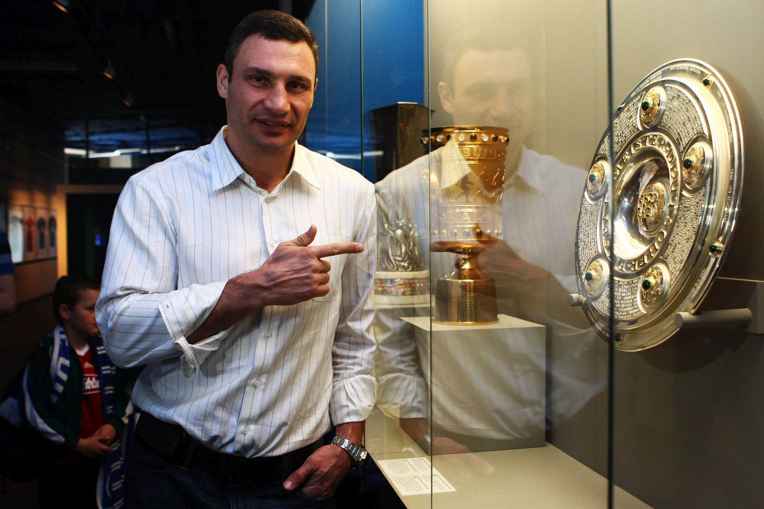 Vitali Klitschko im Schalke-Museum