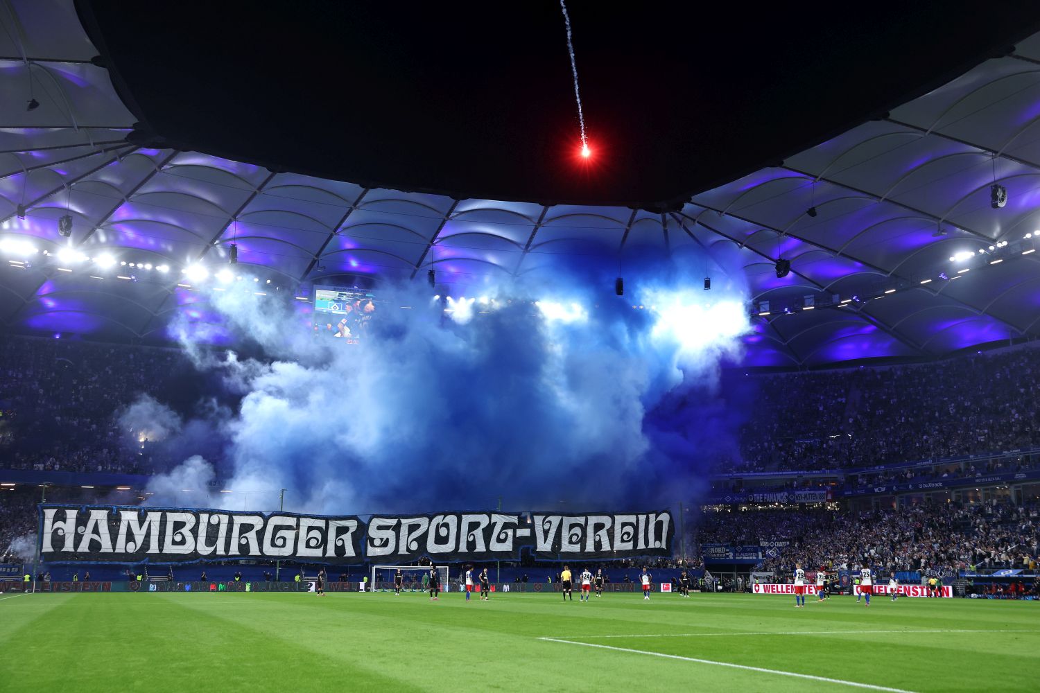Volksparkstadion Hamburger SV HSV Choreo Fans