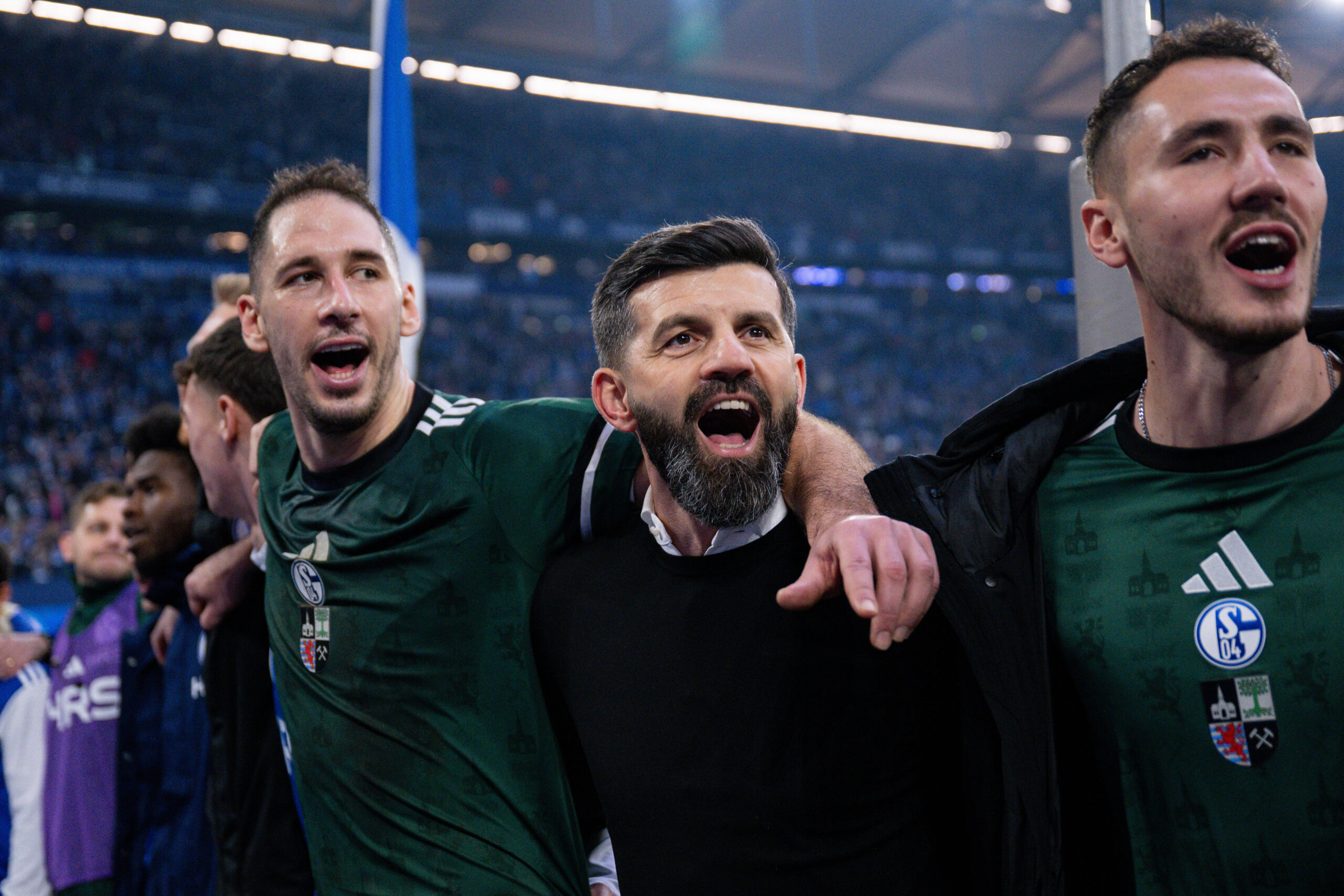 Nikola Katic, Miron Muslic und Justin Heekeren