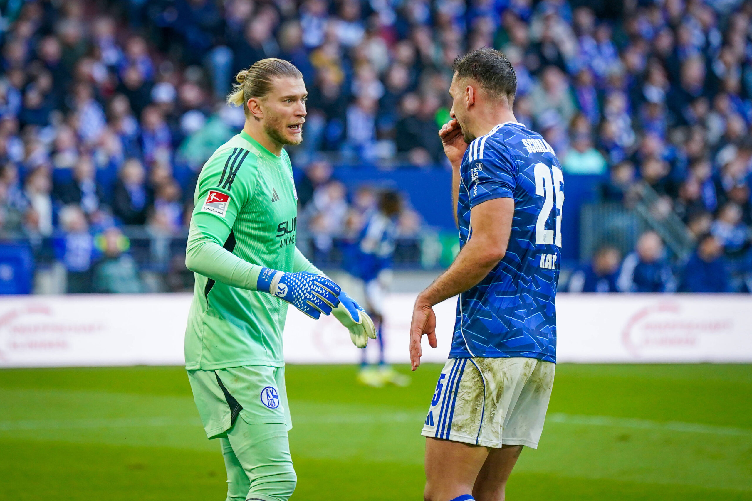 Loris Karius und Nikola Katic