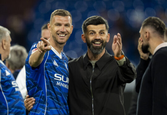 Edin Dzeko und Miron Muslic